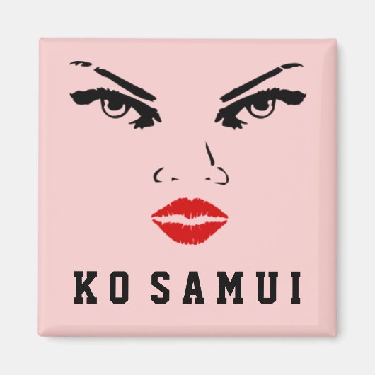 Ko Samui, Thailand Vrouw Magneet (Voorkant)