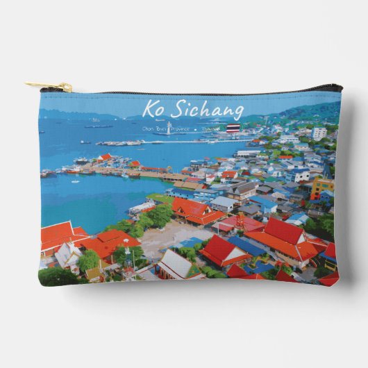 Ko Sichang, Thailand - Levendig Haven Uitzicht Etui (Voorkant)
