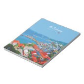 Ko Sichang, Thailand - Levendig Haven Uitzicht Notitieblok (Linkerzijde)