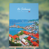 Ko Sichang, Thailand - Levendig Havenzicht Acryl Bord (Neutraal)
