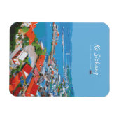Ko Sichang, Thailand - Levendig Havenzicht Afgeron Magneet (Horizontaal)