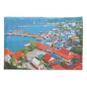 Ko Sichang, Thailand - Levendig Havenzicht Kussensloop (Achterkant-Links)