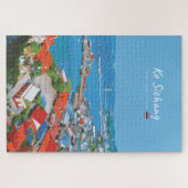 Ko Sichang, Thailand - Levendig Havenzicht Legpuzzel (Horizontaal)