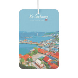 Ko Sichang, Thailand - Levendig Havenzicht Luchtverfrisser