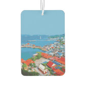 Ko Sichang, Thailand - Levendig Havenzicht Luchtverfrisser (Achterkant)