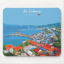 Ko Sichang, Thailand - Levendig Havenzicht Muismat