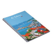Ko Sichang, Thailand - Levendig Havenzicht Notitieboek (Rechterzijde)
