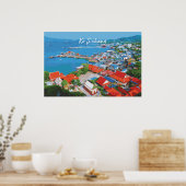 Ko Sichang, Thailand - Levendig Havenzicht Poster (Keuken)