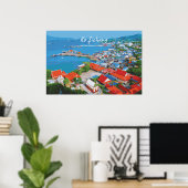 Ko Sichang, Thailand - Levendig Havenzicht Poster (Thuiskantoor)