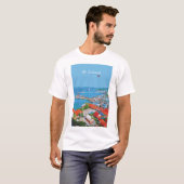 Ko Sichang, Thailand - Levendig Havenzicht T-shirt (Voorkant volledig)