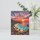 Ko Tao Thailand Briefkaart (Staand voorkant)