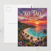 Ko Tao Thailand Briefkaart (Voorkant / Achterkant)