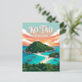 Ko Tao Thailand Briefkaart (Staand voorkant)