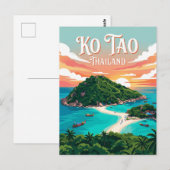 Ko Tao Thailand Briefkaart (Voorkant / Achterkant)