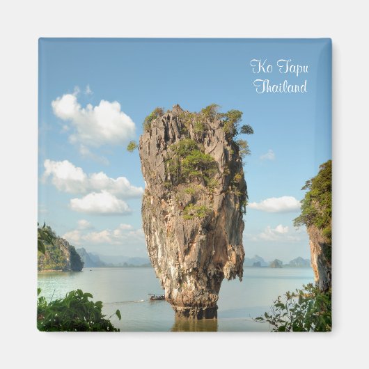 Ko Tapu eiland in Thailand Magneet (Voorkant)