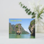 Ko Tapu, Khao Phing Kan, Thailand Briefkaart (Staand voorkant)