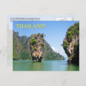 Ko Tapu, Khao Phing Kan, Thailand Briefkaart (Voorkant / Achterkant)
