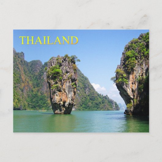 Ko Tapu, Khao Phing Kan, Thailand Briefkaart (Voorkant)