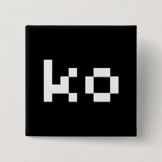 KO-toets Vierkante Button 5,1 Cm