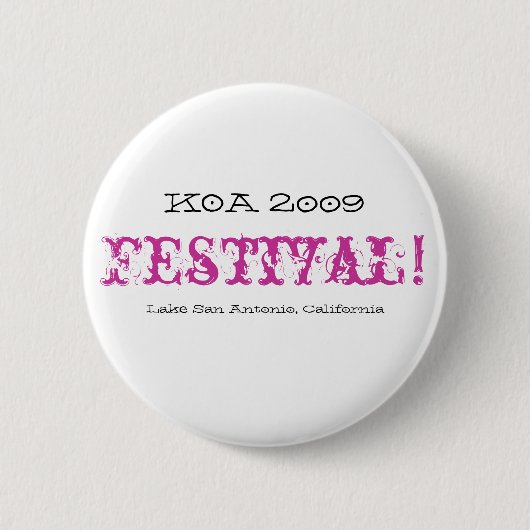 KOA 2009 Button (Voorkant)