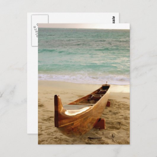 Koa Canoe Briefkaart (Voorkant / Achterkant)