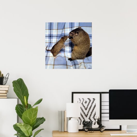 Koa en Caleb-Poster Poster (Thuiskantoor)