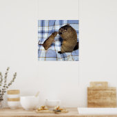 Koa en Caleb-Poster Poster (Keuken)