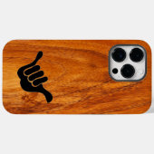 Koa hout Case-Mate iPhone case (Achterkant (horizontaal))