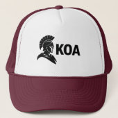 KOA Warrior Trucker Hoed Pet (Voorkant)