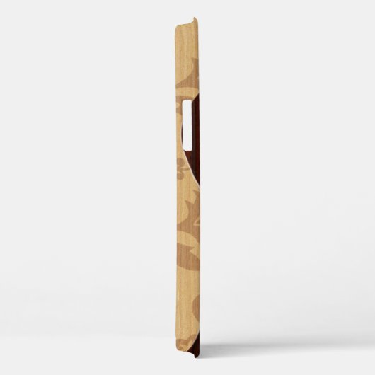 Koa Wood Surfer Surfboard Case-Mate iPhone Case (Achterkant / Rechts)