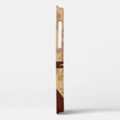 Koa Wood Surfer Surfboard Case-Mate iPhone Case (Achterkant / Links)