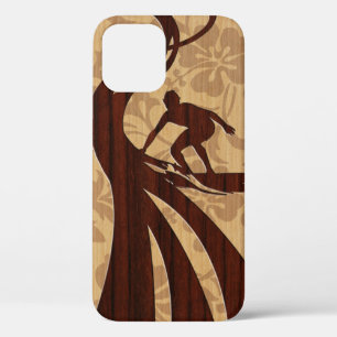 Koa Wood Surfer Surfboard Case-Mate iPhone Case