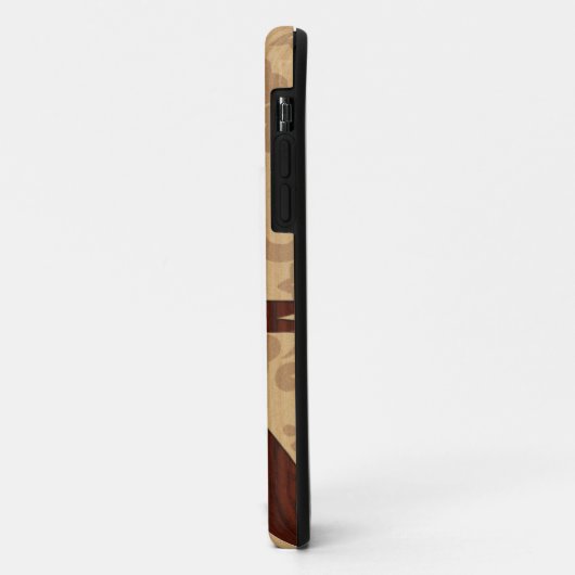 Koa Wood Surfer Surfboard iPhone 5 Hoesjes (Achterkant/links)