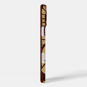 Koa Wood Tiki Ailani Surfboard Case-Mate iPhone Case (Achterkant / Rechts)