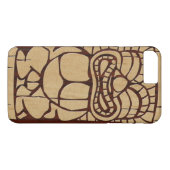 Koa Wood Tiki Ailani Surfboard Case-Mate iPhone Case (Achterkant (Horizontaal))