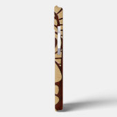 Koa Wood Tiki Ailani Surfboard iPad Air Case (Achterkant / Links)