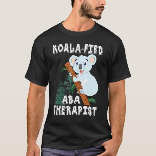Koala ABA-therapie voor autisme T-shirt (Voorkant)