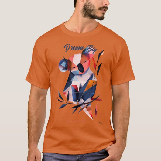 Koala Abstracto Soñador T-shirt (Voorkant)