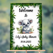 Koala acryl Baby shower teken Acryl Bord (Neutraal)