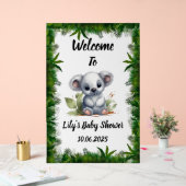 Koala acryl Baby shower teken Acryl Bord (Huwelijk)