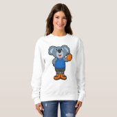Koala als Basketballspeler met Basketball Trui (Voorkant volledig)