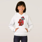 Koala als brandweerman met brandkraan (Voorkant volledig)