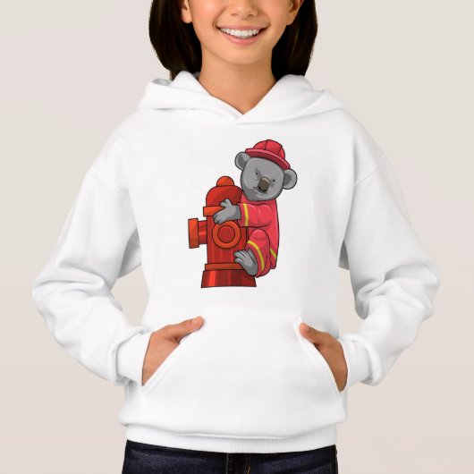 Koala als brandweerman met brandkraan (Voorkant)