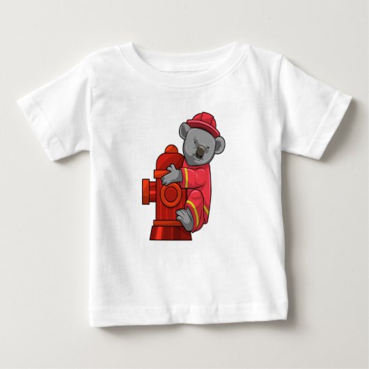Koala als brandweerman met brandkraan (Voorkant)
