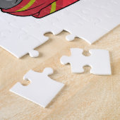 Koala als brandweerman met brandkraan legpuzzel (Zijkant)