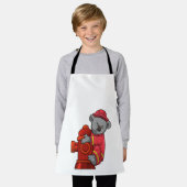 Koala als brandweerman met brandkraan schort (Gedragen)