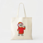 Koala als brandweerman met Helmet Tote Bag (Voorkant)