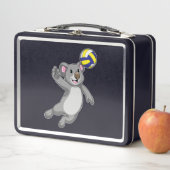 Koala als volleybalspeler met volleybal (In situ)