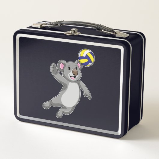 Koala als volleybalspeler met volleybal (Voorkant)