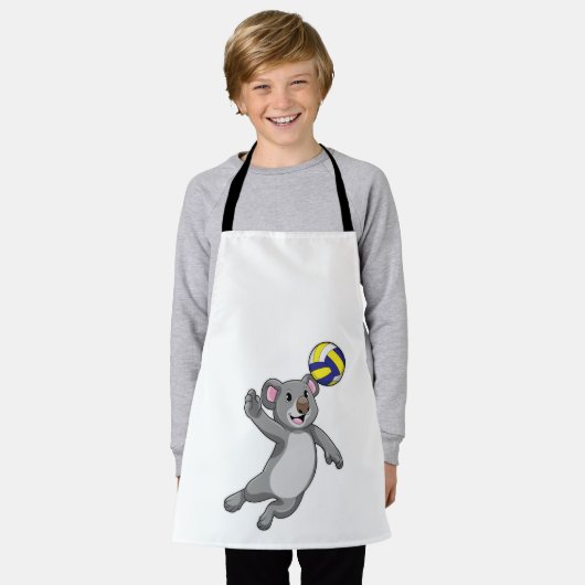 Koala als volleybalspeler met volleybal schort (Gedragen)